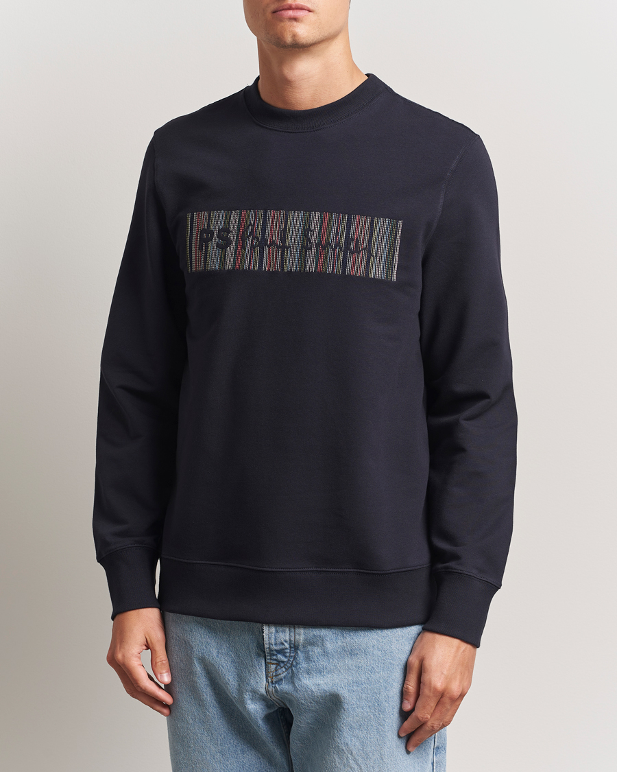 Herre | Gensere | PS Paul Smith | Striped Crew Neck Sweatshirt Navy