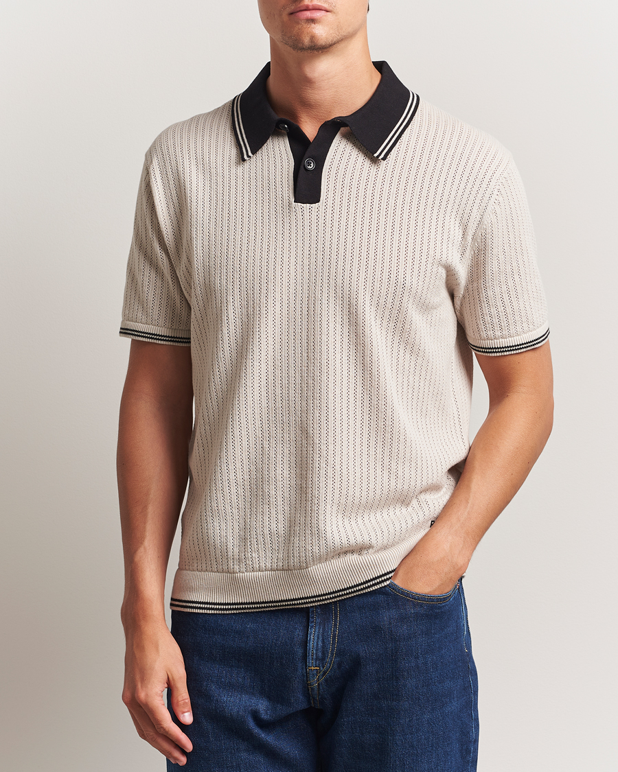 Herre | Pikéer | PS Paul Smith | Knitted Polo Off White