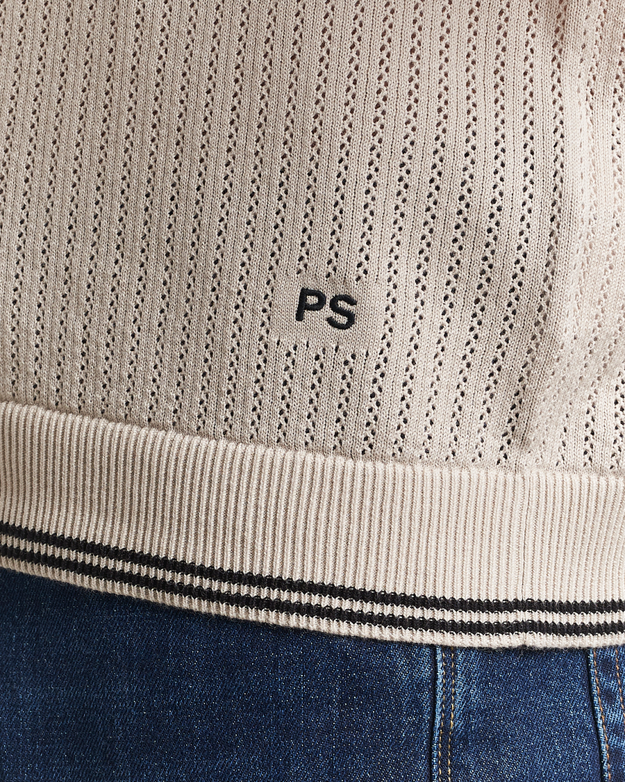 Herre | Pikéer | PS Paul Smith | Knitted Polo Off White