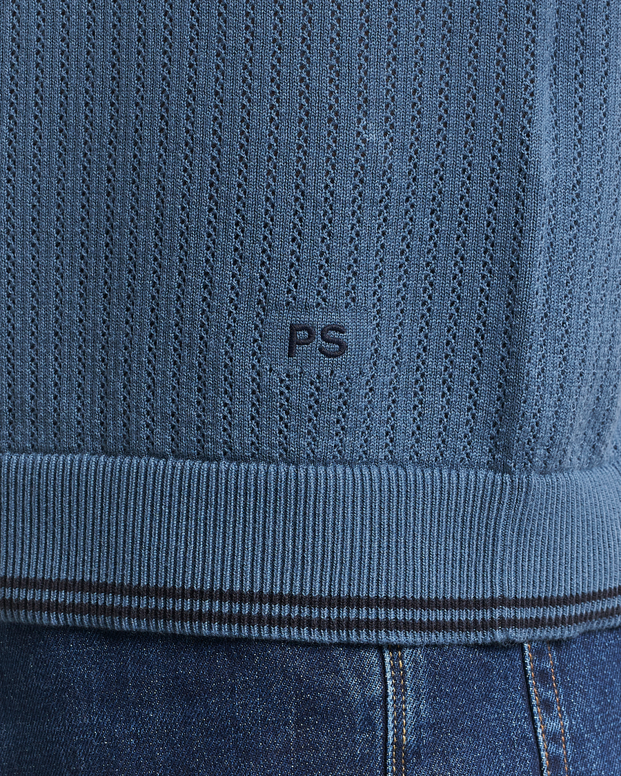 Herre | Pikéer | PS Paul Smith | Knitted Polo Blue