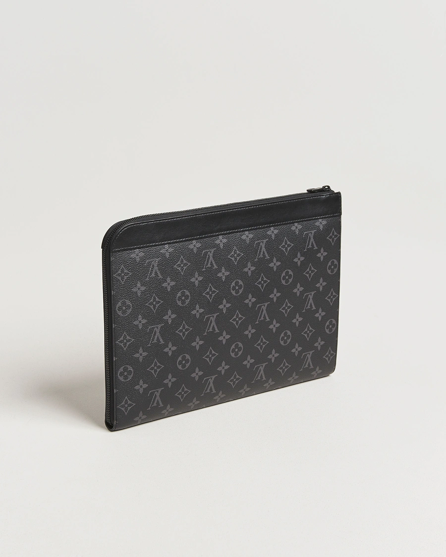 Herre | Pre-Owned & Vintage Bags | Louis Vuitton Pre-Owned | Pochette Jour Monogram Eclipse