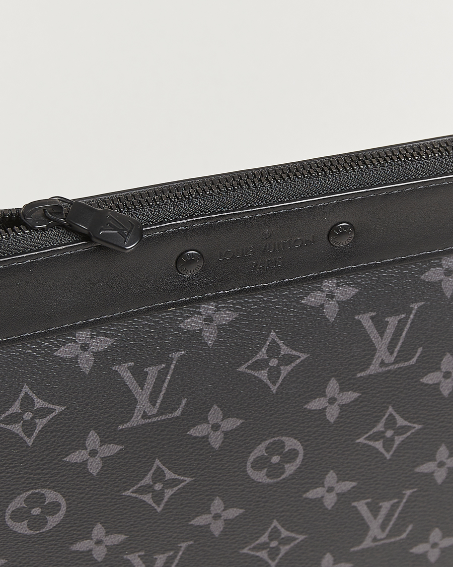 Herre | Pre-Owned & Vintage Bags | Louis Vuitton Pre-Owned | Pochette Jour Monogram Eclipse