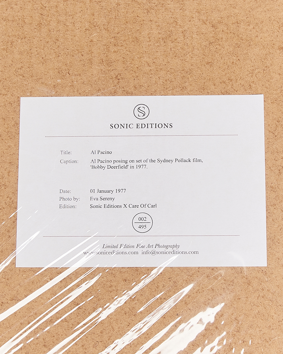 Herre | Bilder | Sonic Editions | Framed Al Pacino – Bobby Deerfield