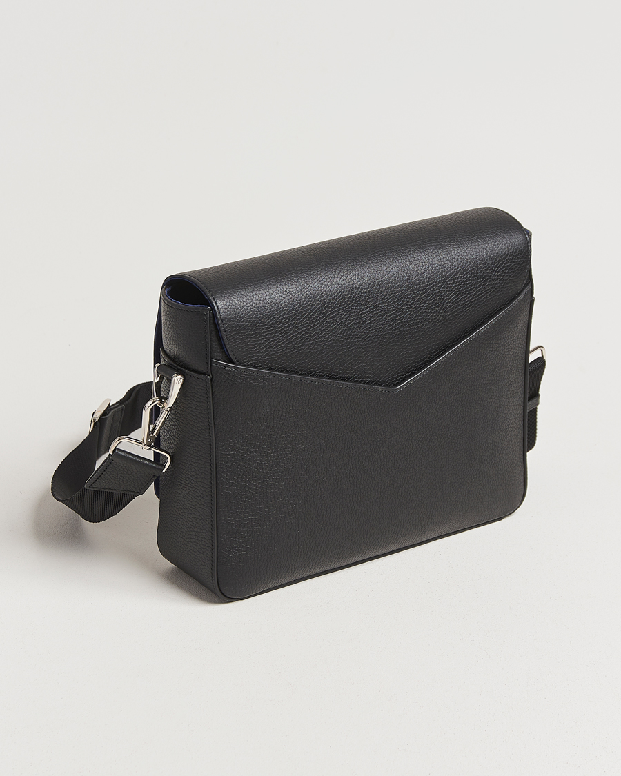 Herre | Vesker | S.T. Dupont | Neo Capsule Messenger Bag Black Grained