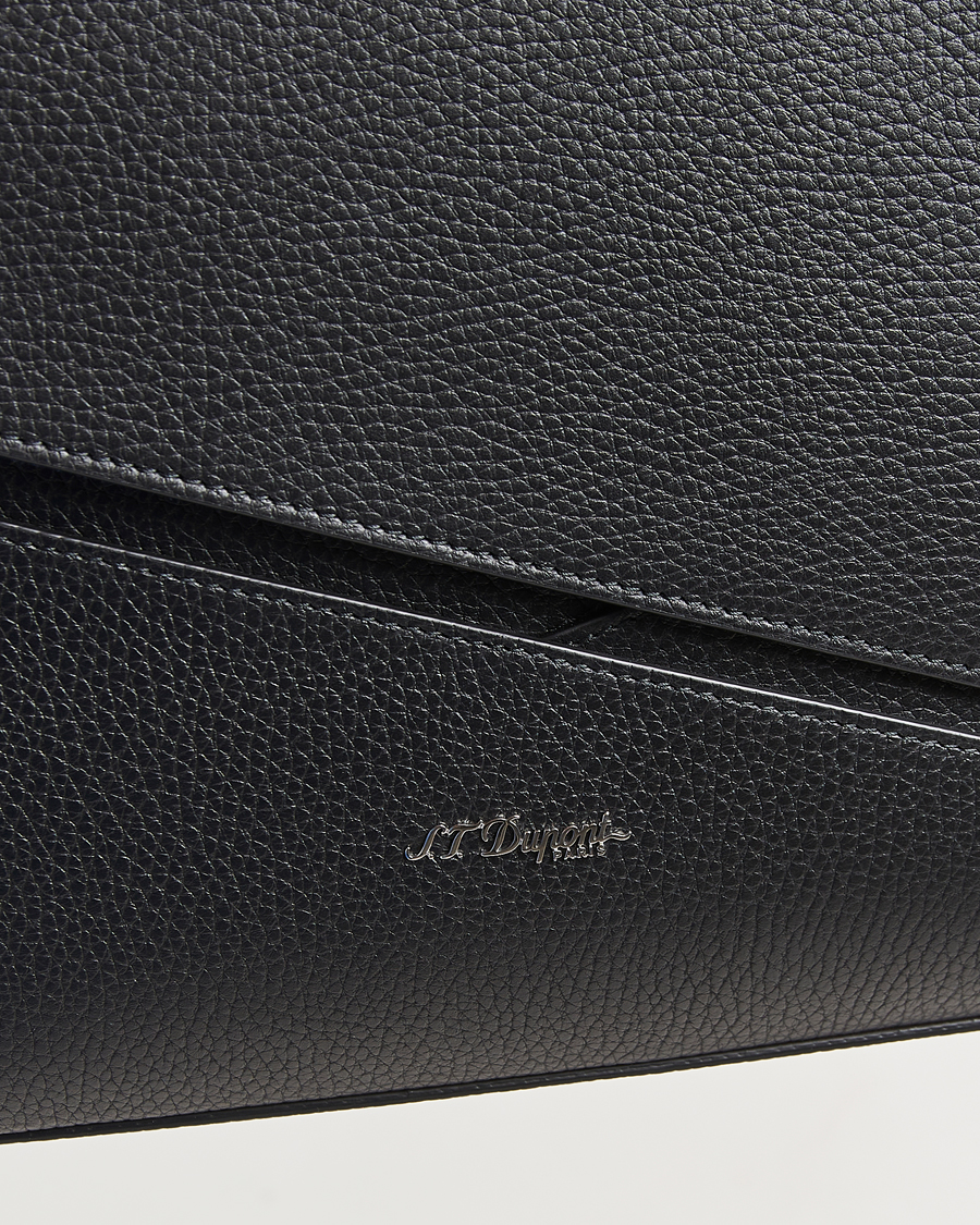 Herre | Vesker | S.T. Dupont | Neo Capsule Messenger Bag Black Grained