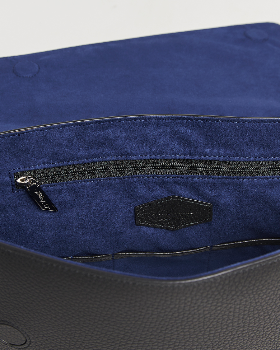 Herre | Vesker | S.T. Dupont | Neo Capsule Messenger Bag Black Grained