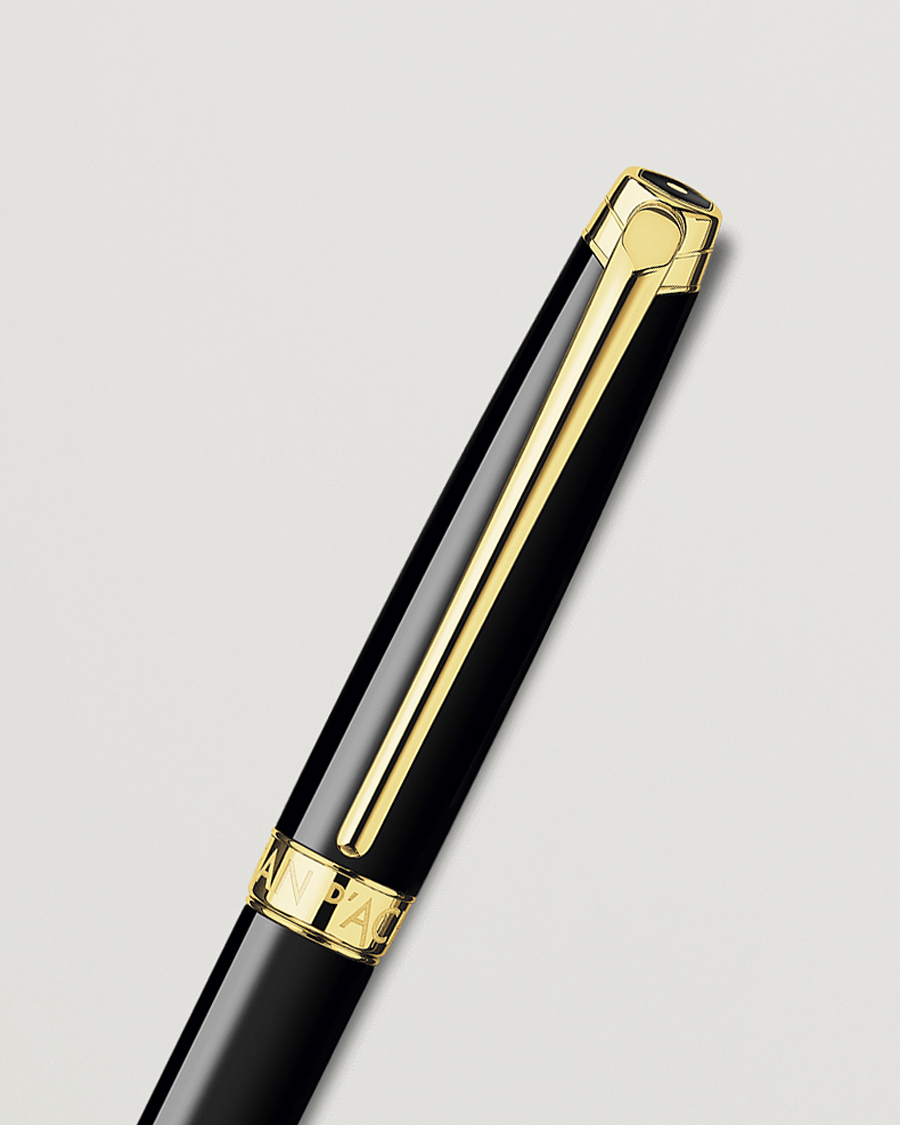 Herre | Penner | Caran d'Ache | Caran d' Ache Léman Ballpoint Pen Ebony Black/Gold Plated