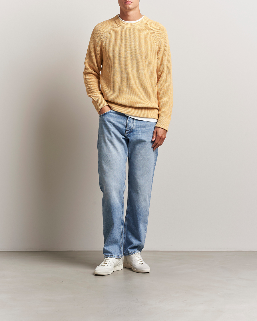 Herre | Gensere | NN07 | Jacobo Cotton Knitted Sweater Honey