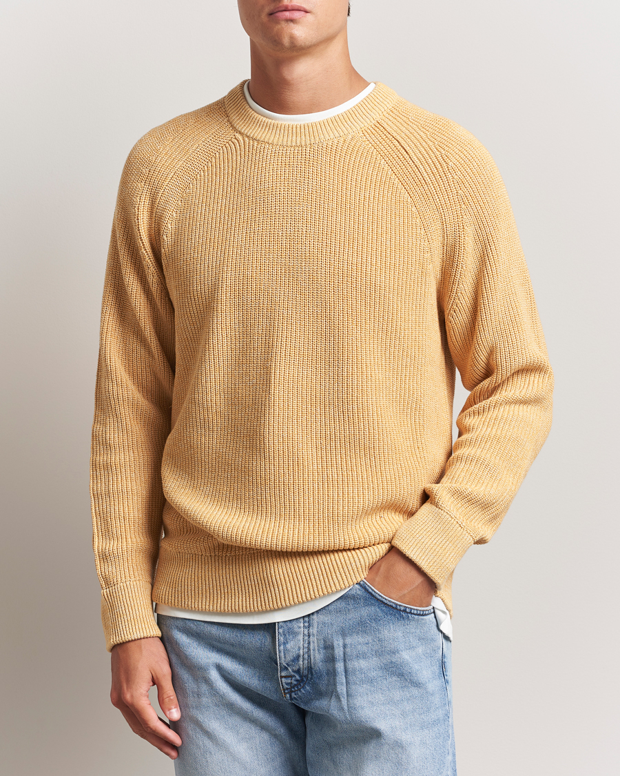 Herre | Gensere | NN07 | Jacobo Cotton Knitted Sweater Honey