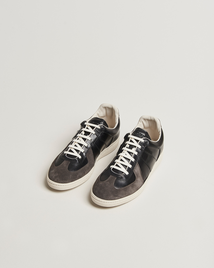Herre | Sneakers | Sweyd | Nappa/Suede Army Trainer Faded Black