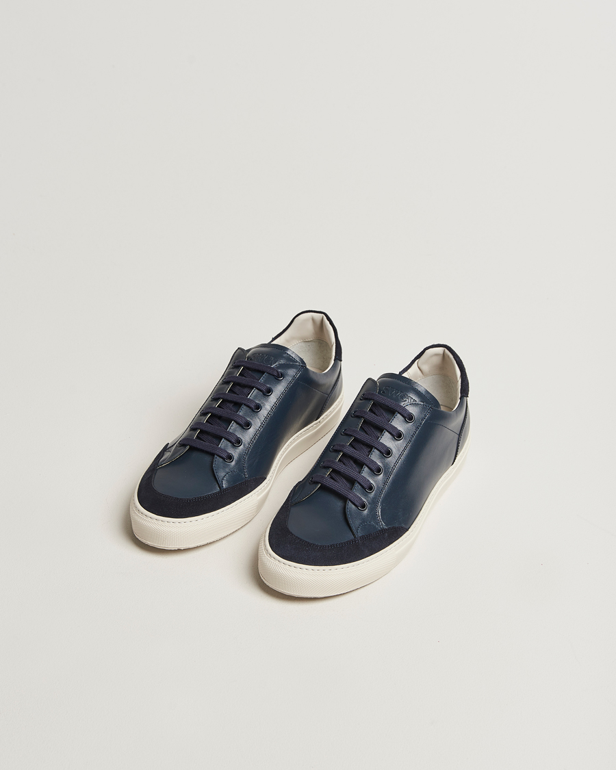 Herre | Sneakers | Sweyd | Center Leather/Suede Sneakers Navy