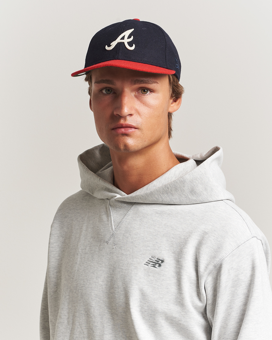 Herre | Hatter og capser | New Era | Retro Crown 9Fifty Melton Wool Cap Atlanta Braves