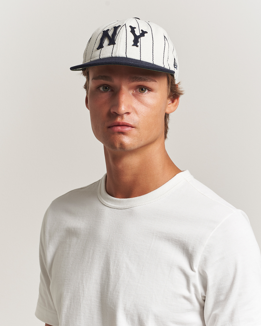 Herre | Hatter og capser | New Era | Retro Crown 9Fifty Melton Wool Cap New York Yankees Stripe