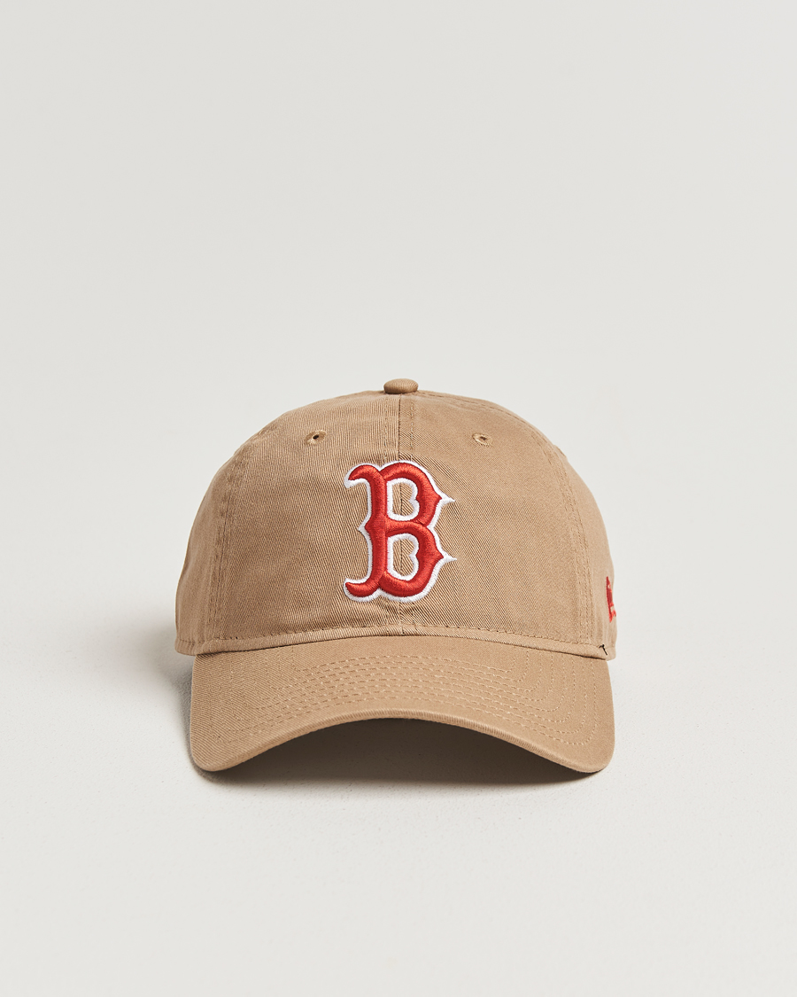 Herre | Hatter og capser | New Era | 9Twenty Washed Cotton Cap Beige Boston Red Sox