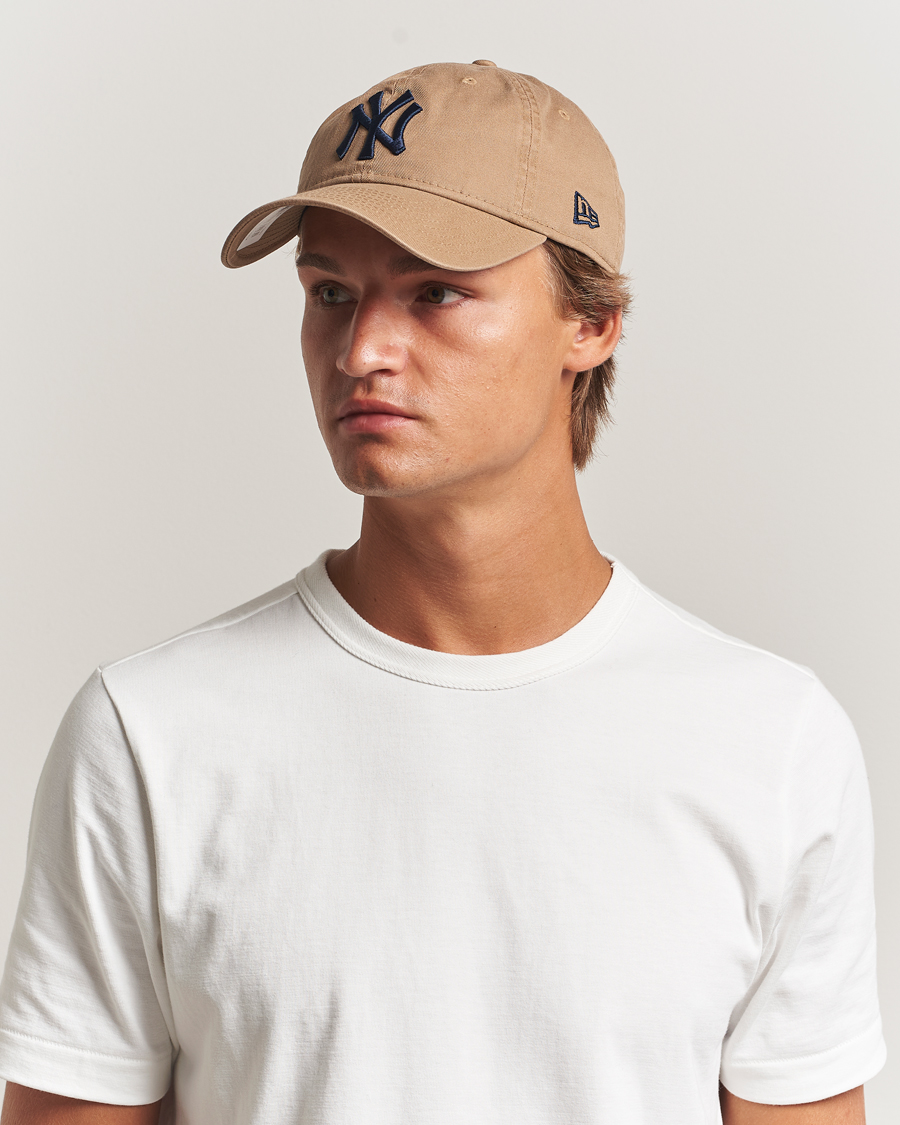 Herre | Hatter og capser | New Era | New Era9Twenty Washed Cotton CapBeige New York Yankees