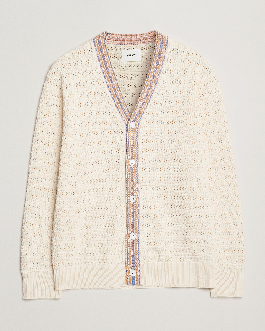 Herre | Gensere | NN07 | Josh Knitted Cardigan Ivory