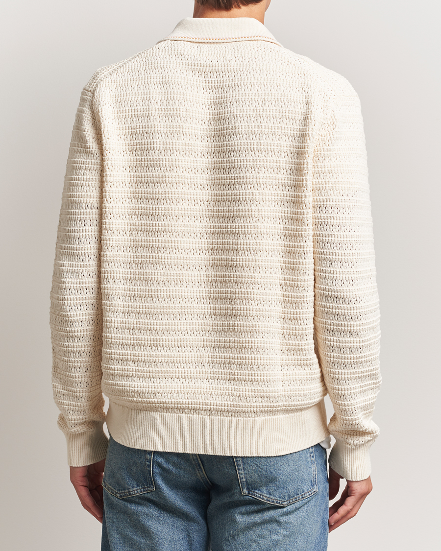 Herre | Gensere | NN07 | Josh Knitted Polo Ivory