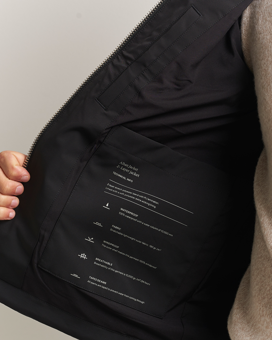 Herre | Jakker | NN07 | Alban Bomber Jacket Black