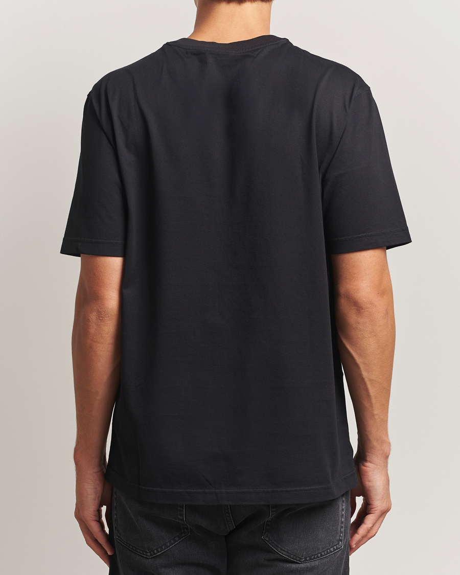 Herre | T-Shirts | NN07 | Abel Logo Crew Neck T-Shirt Black