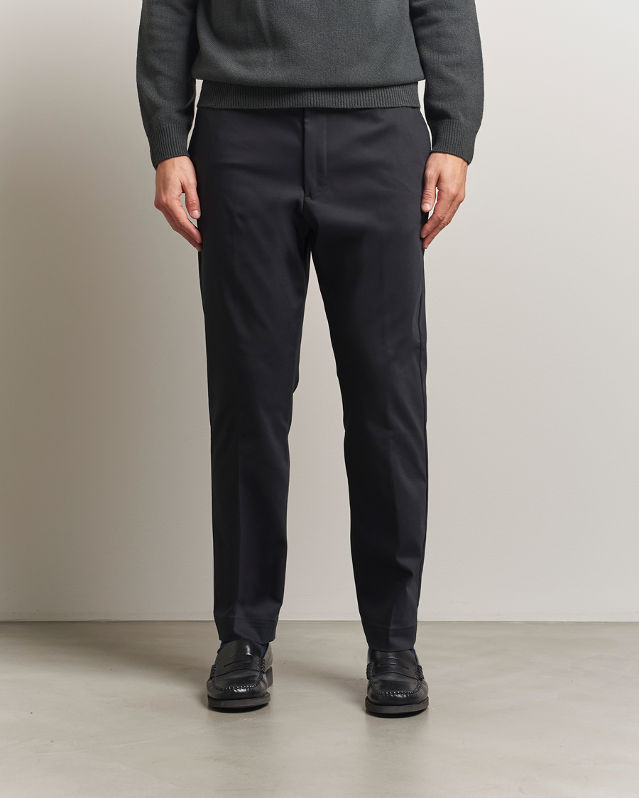 Herre | Bukser | NN07 | Baker Cotton Drawstring Trousers Navy