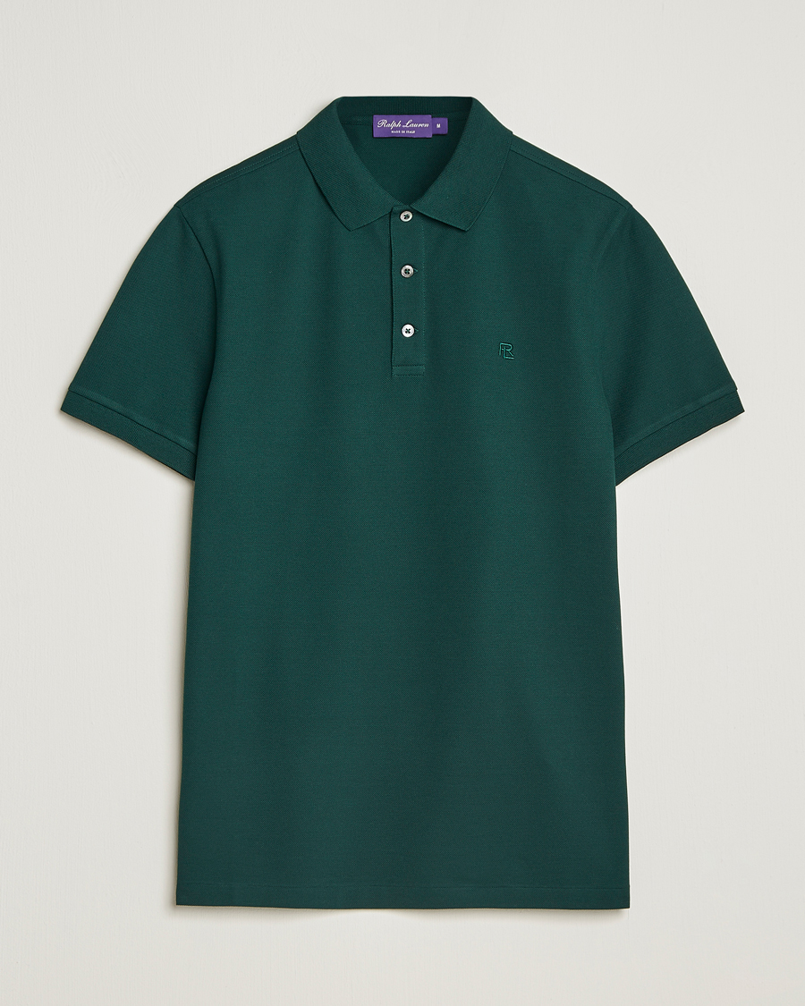 Herre | Pikéer | Ralph Lauren Purple Label | Short Sleeve Polo Moss Agate