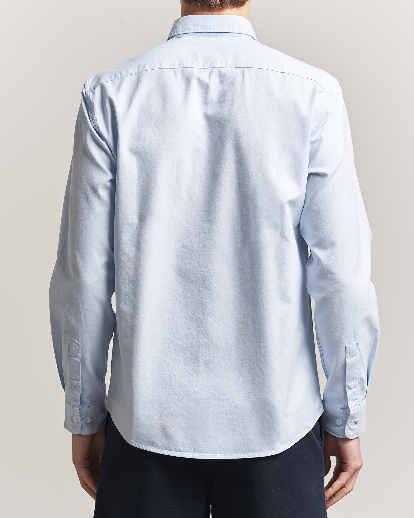 Herre | Skjorter | Sunspel | Oxford Button Down Shirt Light Blue