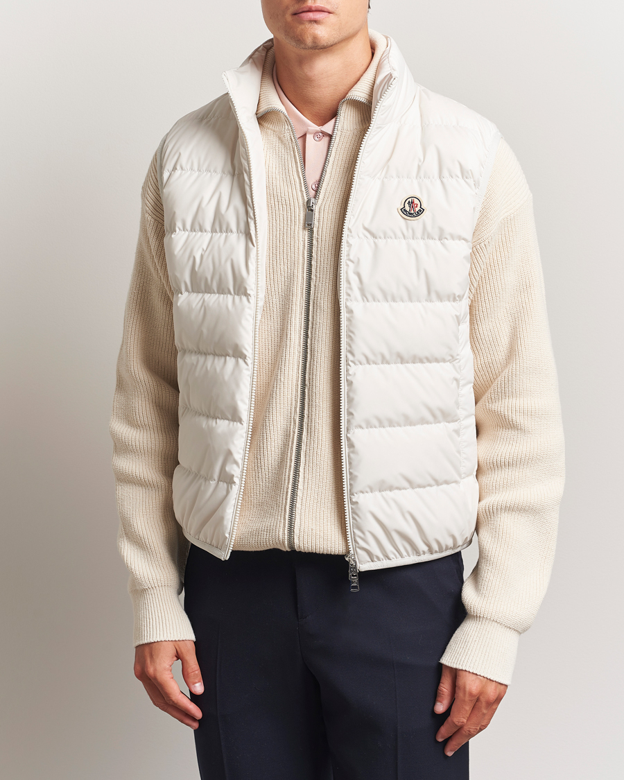Herre | Jakker | Moncler | Contrin Down Vest Off White