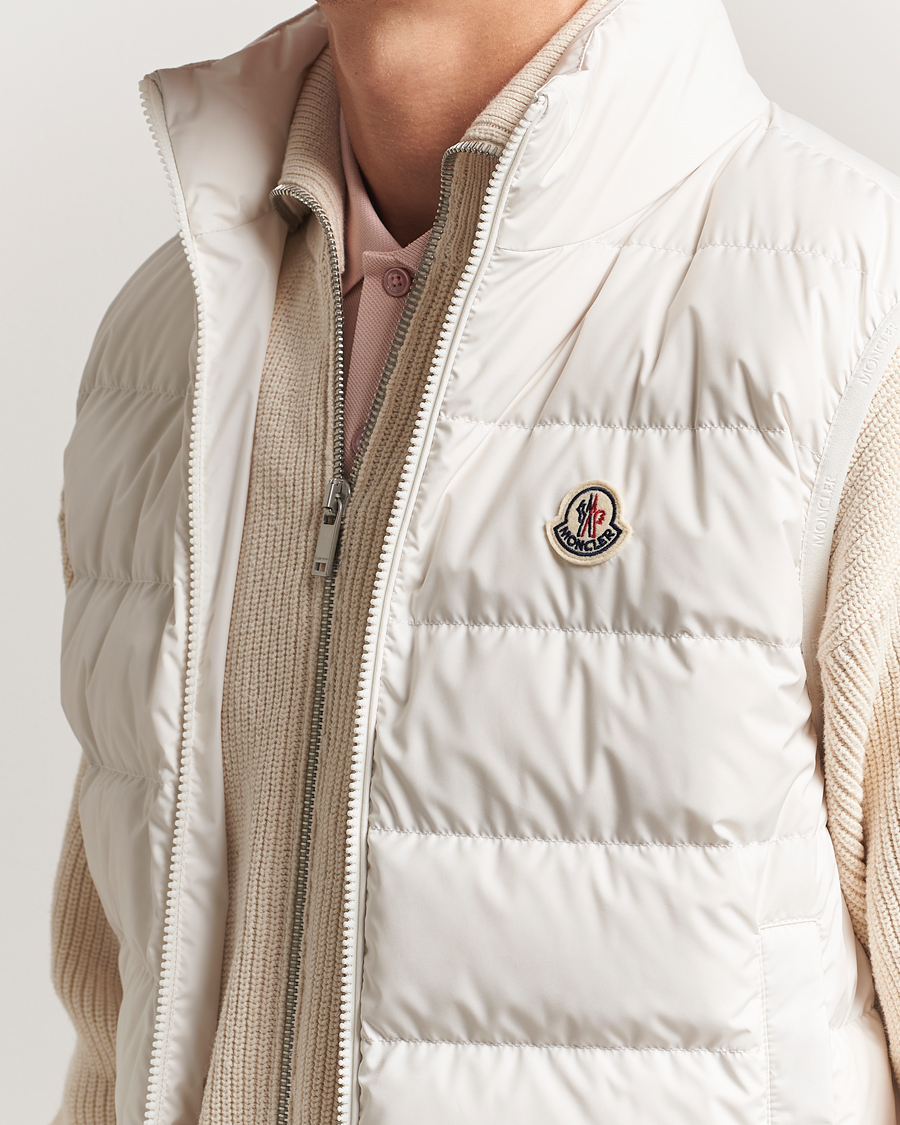 Herre | Jakker | Moncler | Contrin Down Vest Off White