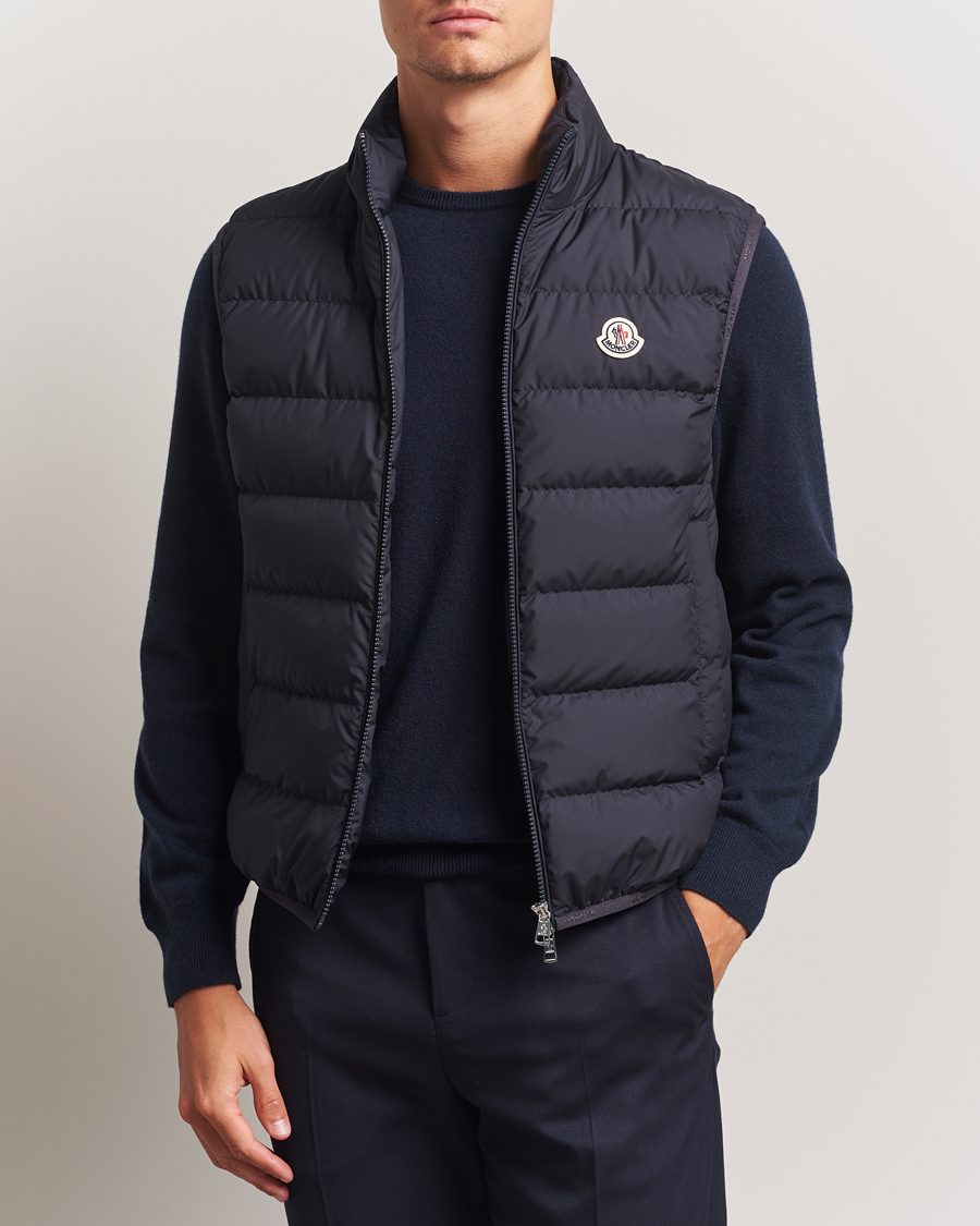 Herre | Vester | Moncler | Contrin Down Vest Navy