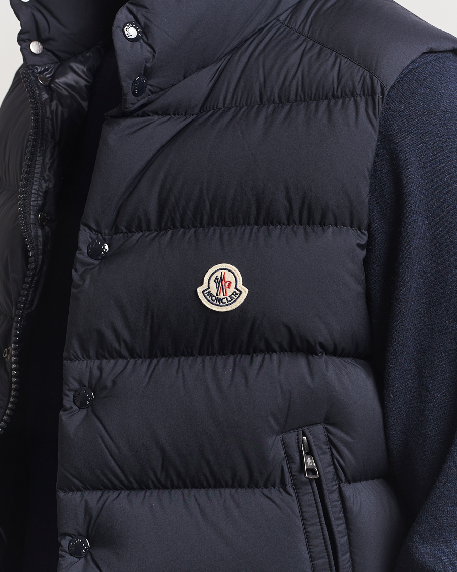 Herre | Vester | Moncler | Tibb Matte Down Vest Navy