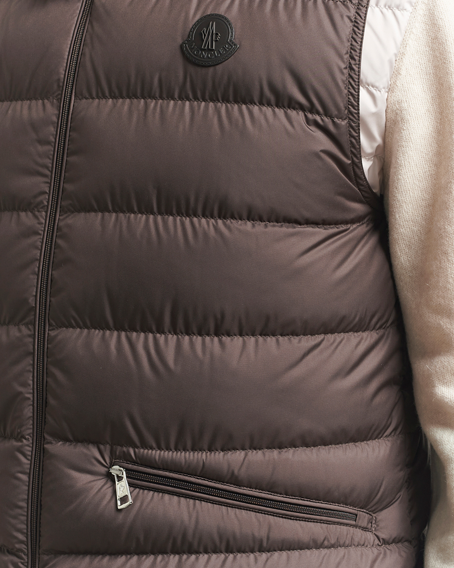 Herre | Vester | Moncler | Treompan Down Vest Brown