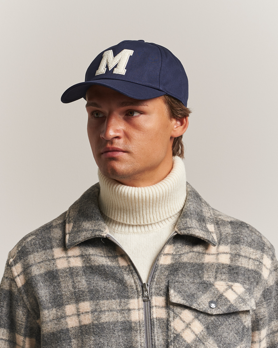 Herre | Hatter og capser | Moncler | Archive Logo Baseball Cap Navy