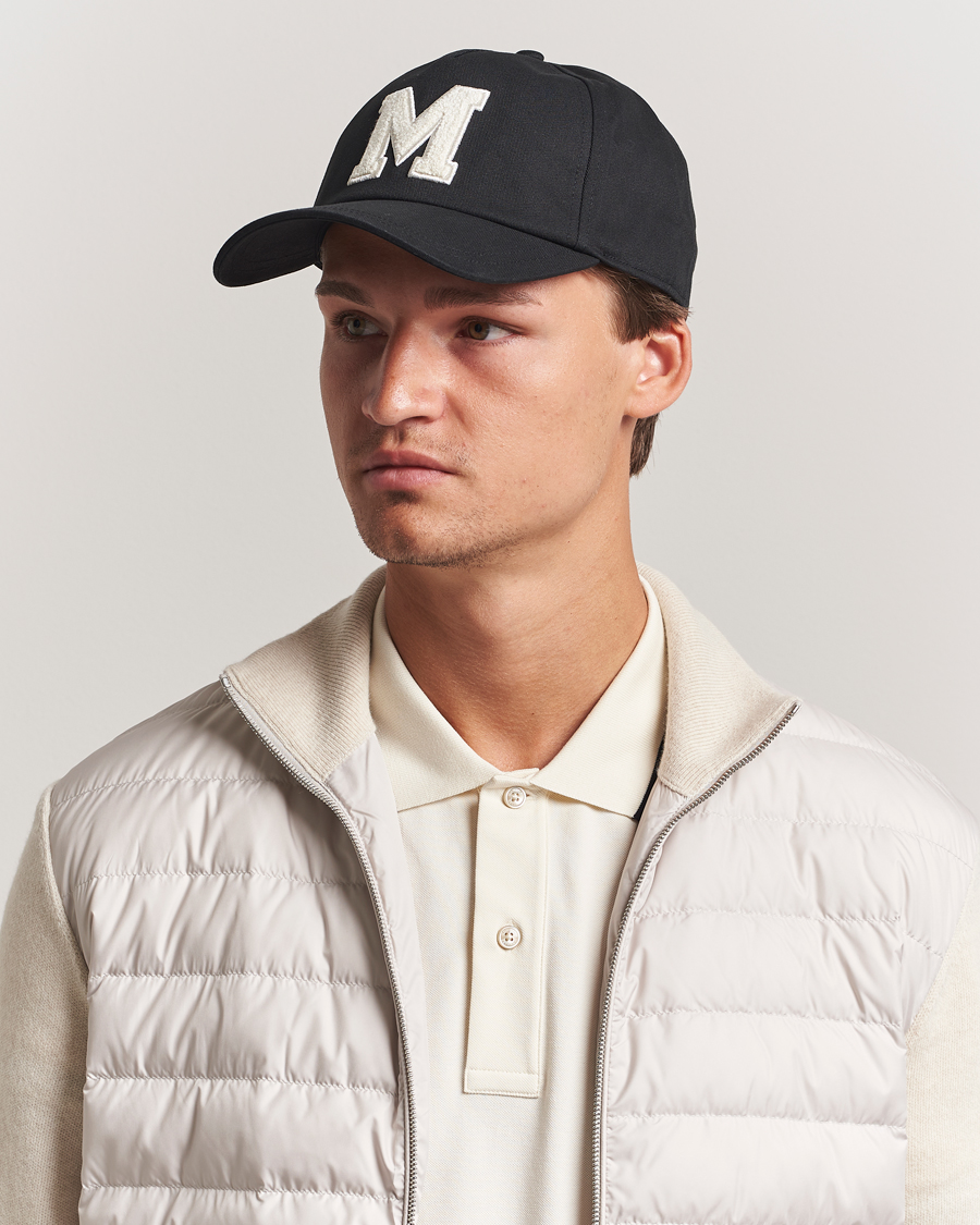 Herre | Hatter og capser | Moncler | Archive Logo Baseball Cap Black
