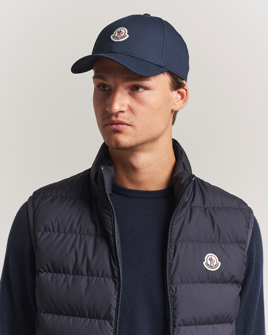 Herre | Hatter og capser | Moncler | Logo Baseball Cap Navy