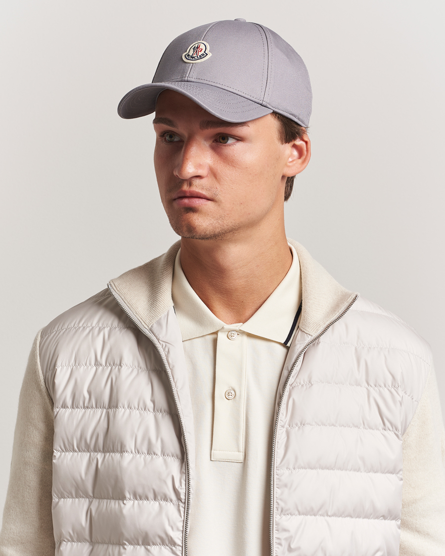 Herre | Hatter og capser | Moncler | Logo Baseball Cap Grey