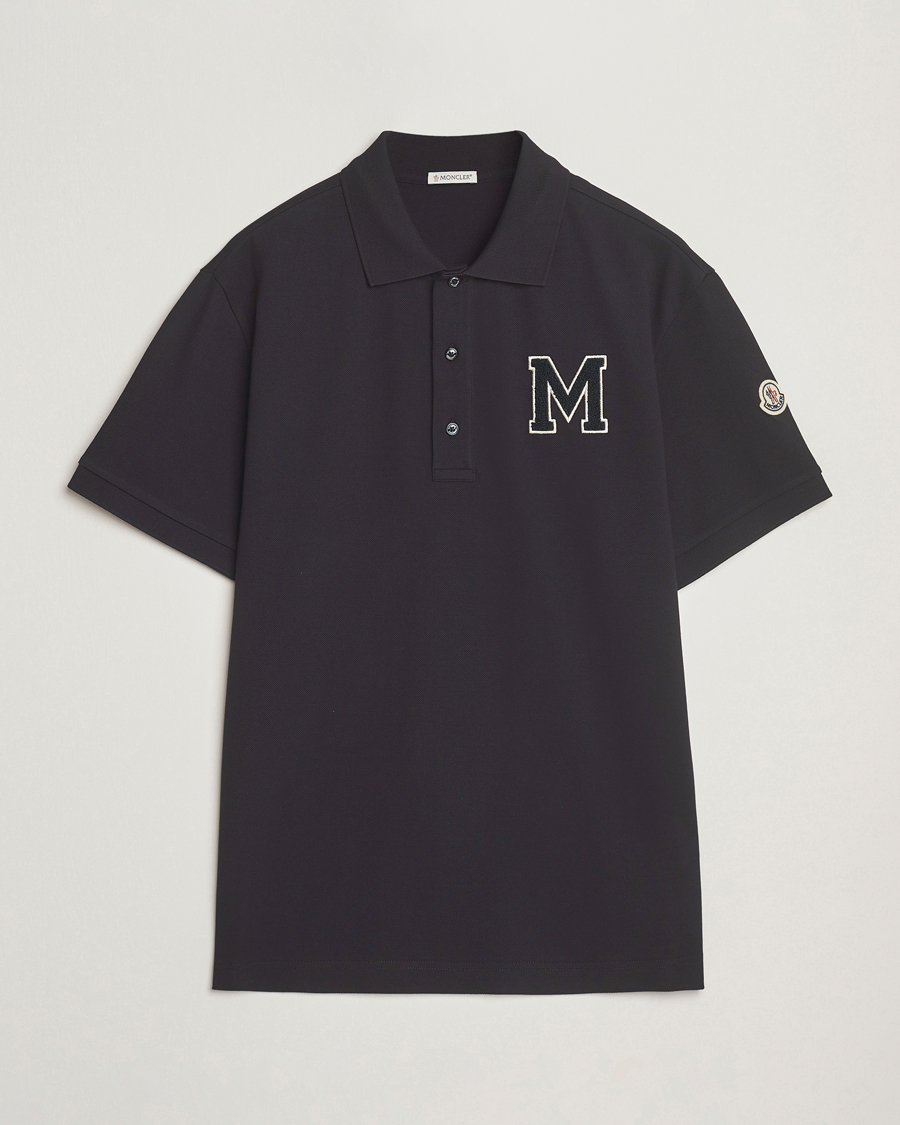 Herre | Pikéer | Moncler | Archive Logo Polo Navy