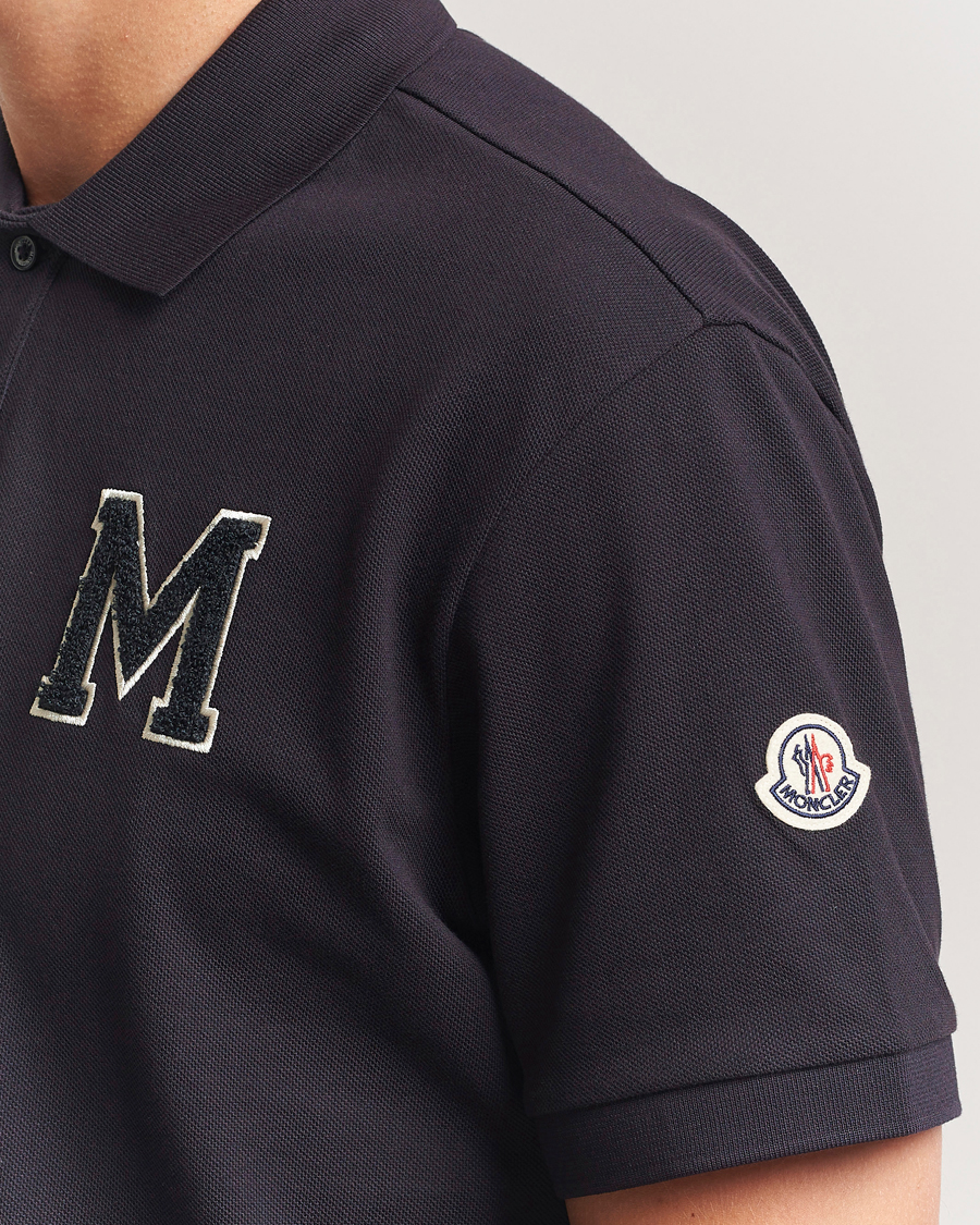 Herre | Pikéer | Moncler | Archive Logo Polo Navy