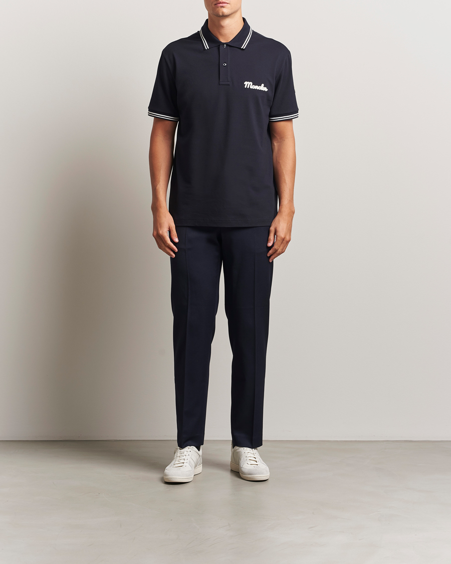 Herre | Pikéer | Moncler | Vintage Logo Polo Navy