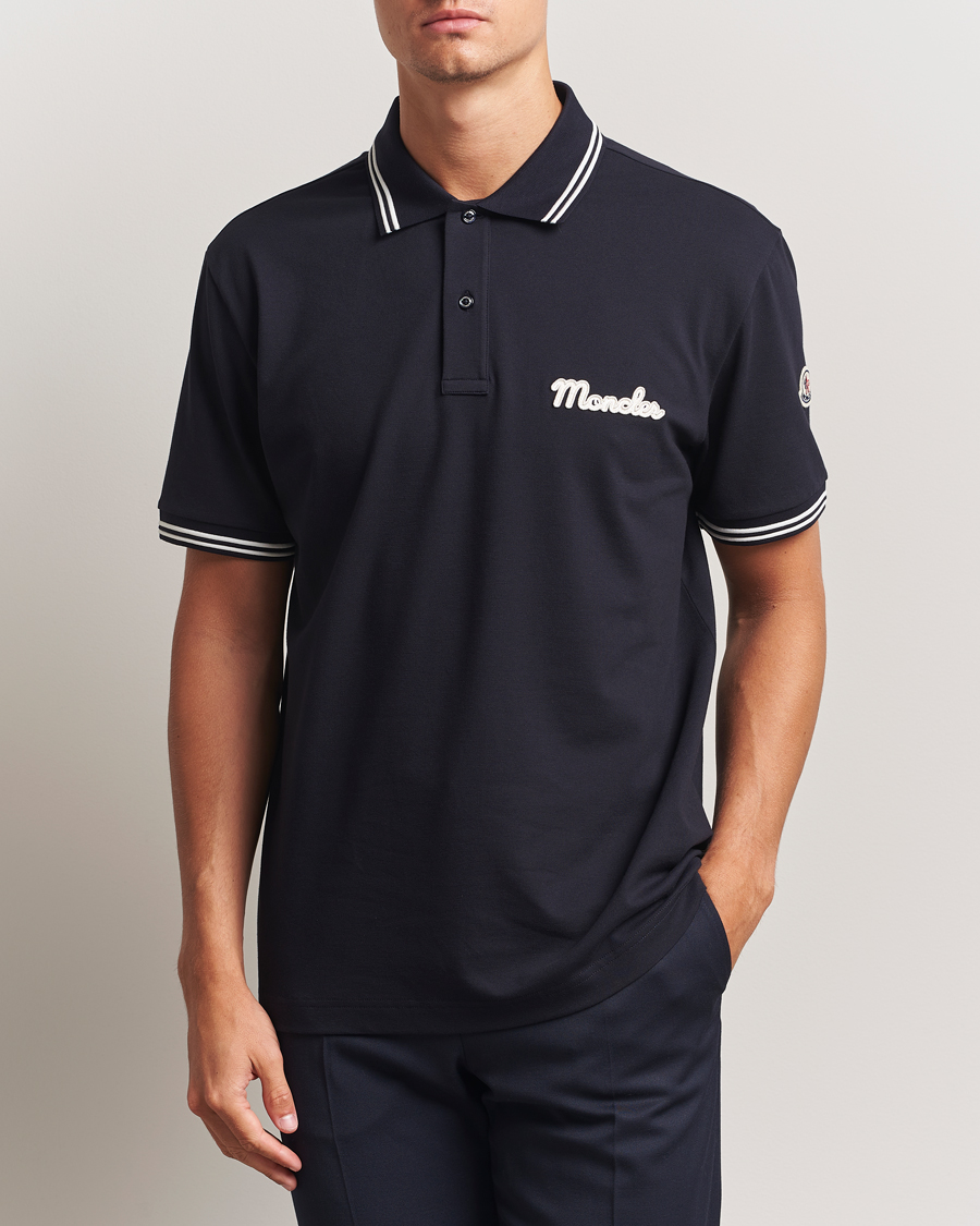 Herre | Pikéer | Moncler | Vintage Logo Polo Navy