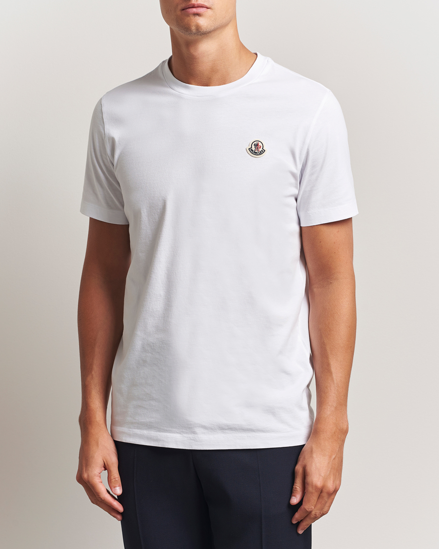 Herre | T-Shirts | Moncler | 3-Pack Logo T-Shirt White