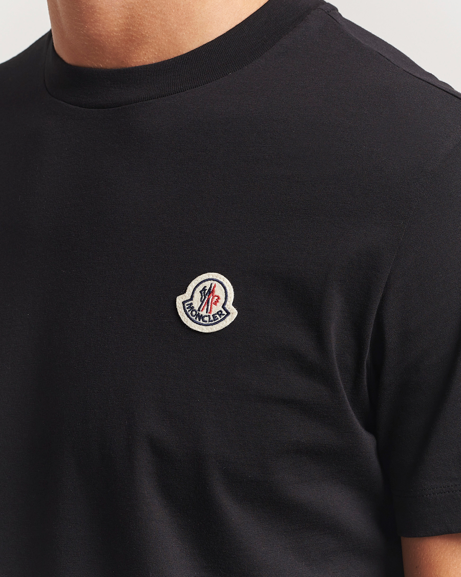 Herre | T-Shirts | Moncler | 3-Pack Logo T-Shirt Black