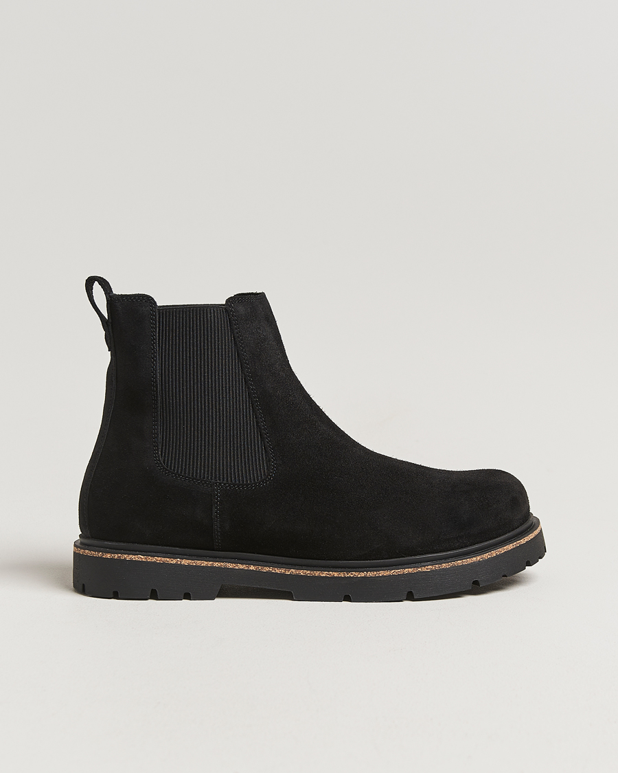 Herre | Støvler | BIRKENSTOCK | Highwood Suede Chelsea Boot Black