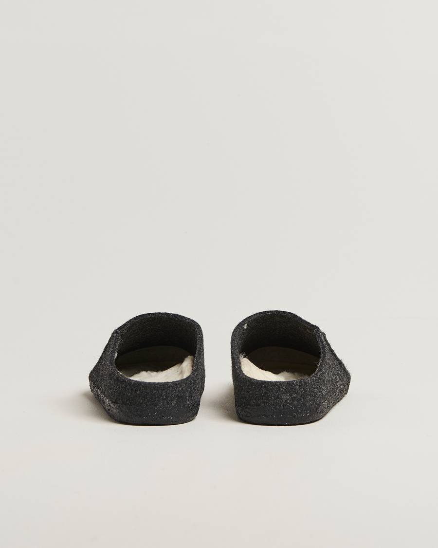 Herre | Sandaler og tøfler | BIRKENSTOCK | Zermatt Shearling Wool Felt Anthracite