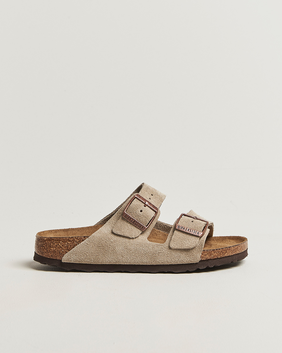 Herre | Sandaler og tøfler | BIRKENSTOCK | Woman Arizona Soft Footbed Taupe Suede