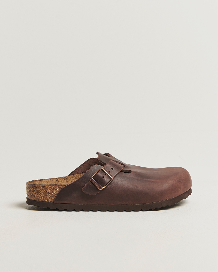 Herre | Sandaler og tøfler | BIRKENSTOCK | Woman Boston Classic Footbed Habana Oiled Leather