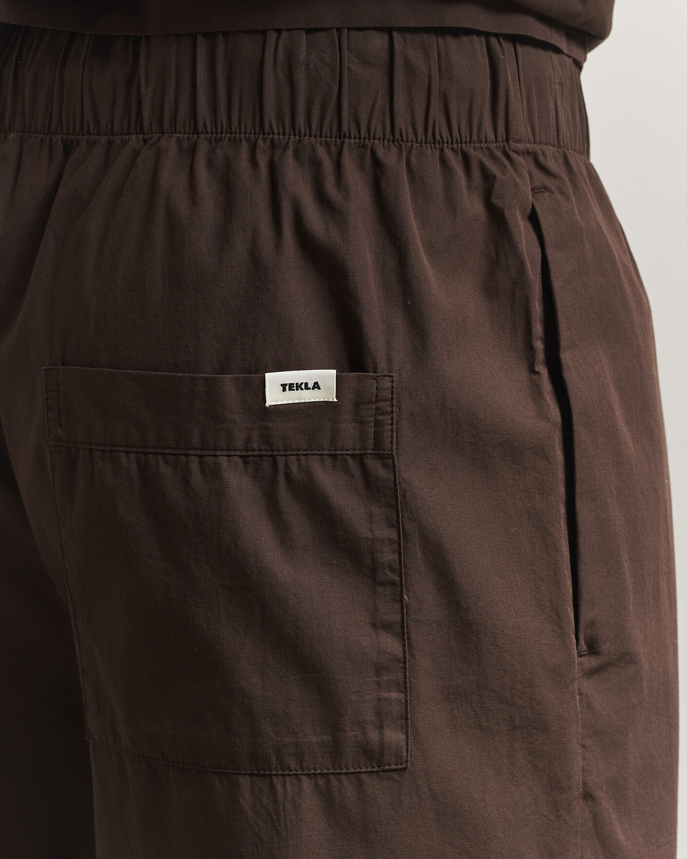 Herre | Pyjamaser og badekåper | Tekla | Poplin Pyjama Pants Coffee