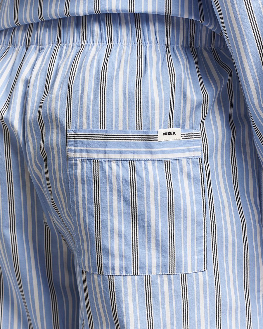 Herre | Pyjamaser og badekåper | Tekla | Poplin Pyjama Pants Stave Stripes
