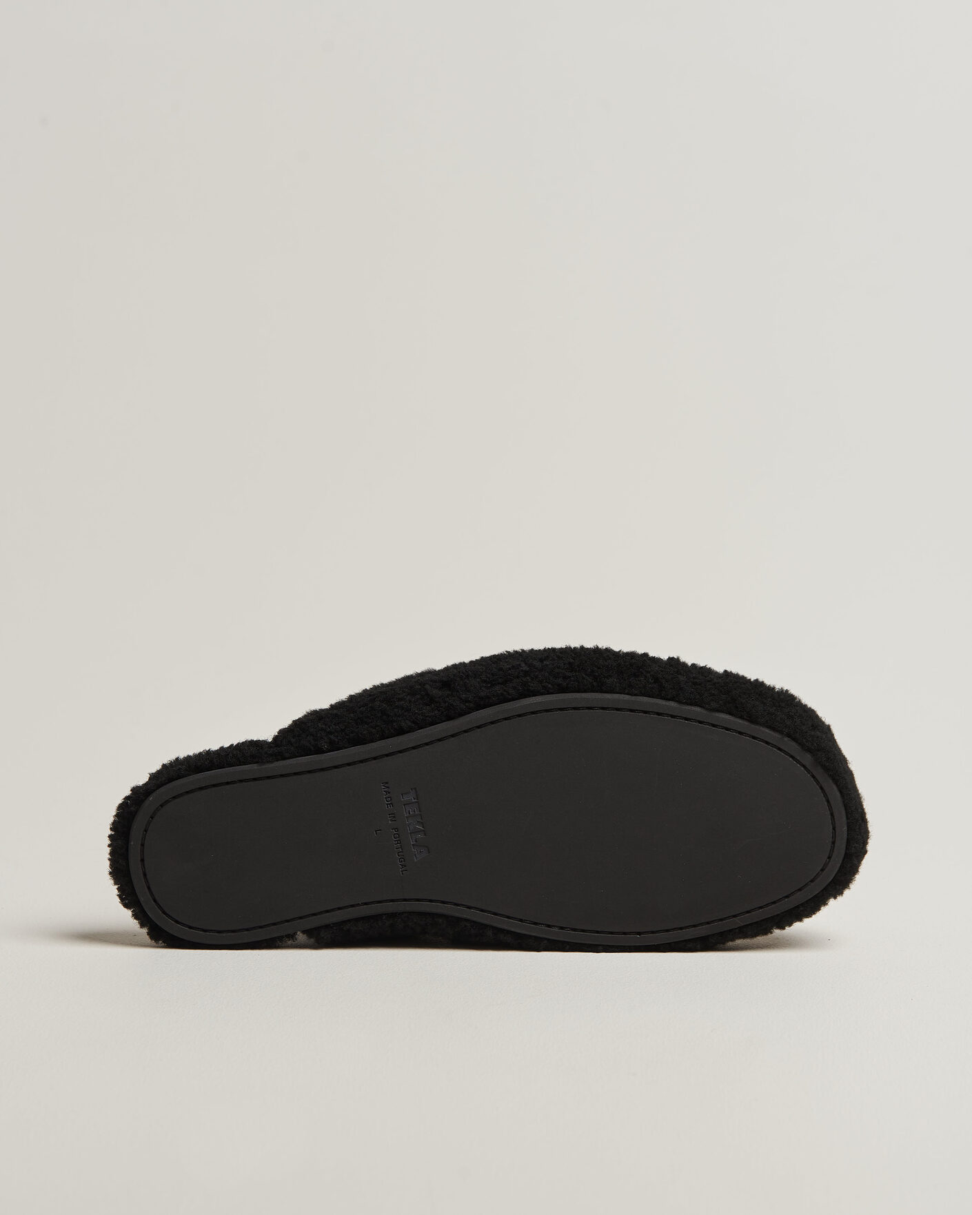 Herre | Sandaler og tøfler | Tekla | Lambswool Shearling Slippers Black