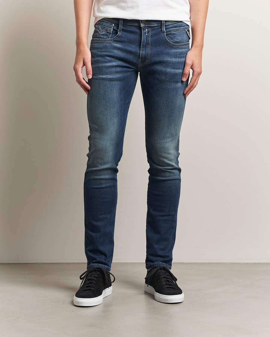 Herre | Jeans | Replay | Anbass Hyperflex Dust Jeans Dark Blue