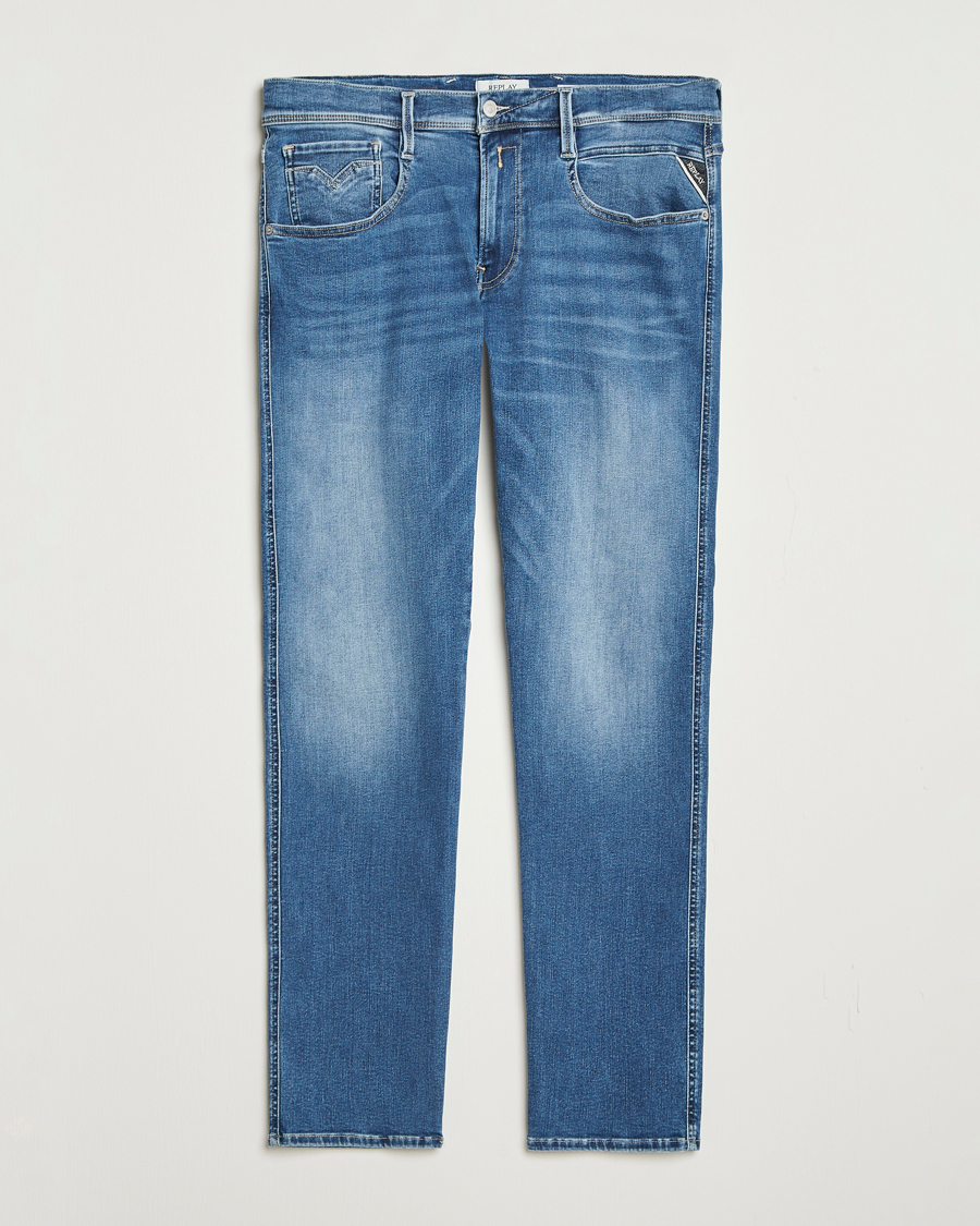 Herre | Jeans | Replay | Anbass Hyperflex Original Jeans Medium Blue